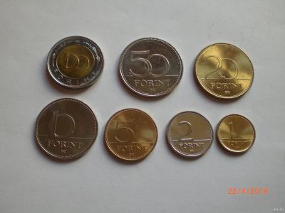 Лот: 13628595. Фото: 1. Венгрия. Набор монет 90х 7 шт... Наборы монет