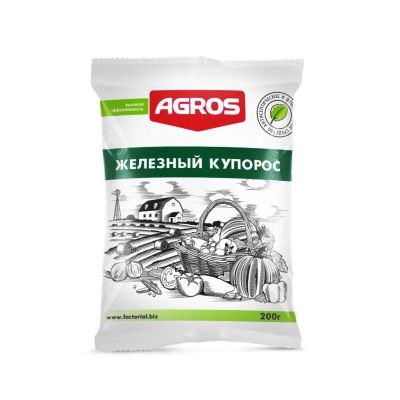 Лот: 25675779. Фото: 1. Фунгицид Железный купорос, 200... Удобрения, химия