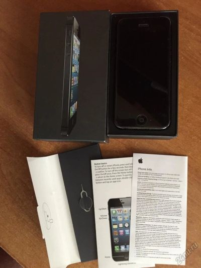 Лот: 5808944. Фото: 1. iPhone 5 black. 32 ГБ. Смартфоны