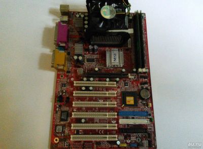 Лот: 13466820. Фото: 1. Pentium 4 1.8 GHz, память и материнская... Комплекты запчастей