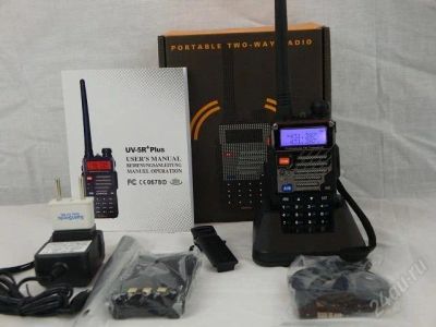 Лот: 2712172. Фото: 1. Рация baofeng UV-5R+plus При покупке... Рации, радиостанции