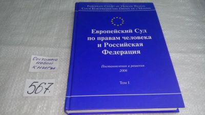 Лот: 10496447. Фото: 1. Европейский Суд по правам человека... Юриспруденция