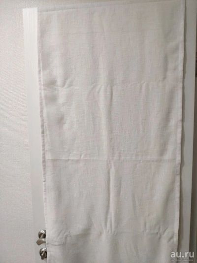 Лот: 14764266. Фото: 1. 4 шторы японские (прямые) белые... Шторы, тюль