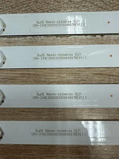 Лот: 21973324. Фото: 1. Комплект подсветки , CRH-Z49E300030300904657REV1... Запчасти для телевизоров, видеотехники, аудиотехники