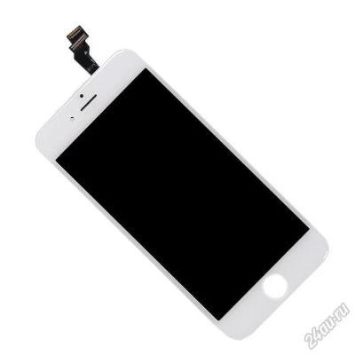 Лот: 5893938. Фото: 1. Дисплей iPhone 6 + тачскрин белый... Дисплеи, дисплейные модули, тачскрины