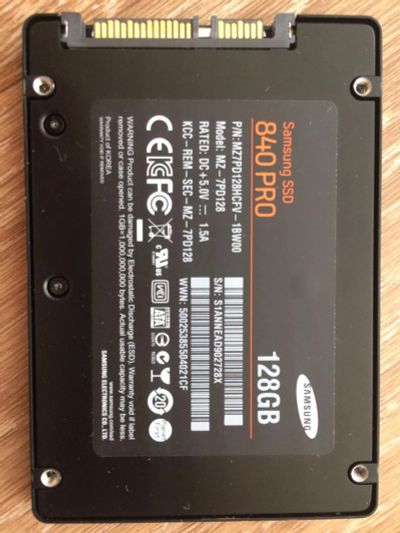 Лот: 11436452. Фото: 1. samsung ssd 840 pro 128gb. SSD-накопители