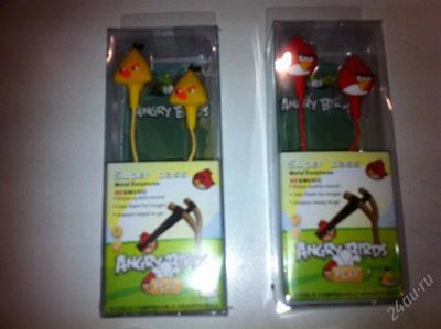 Лот: 1844715. Фото: 1. Стереогарнитура MP3 Angry Birds. Красноярск