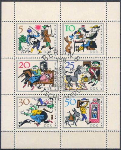 Лот: 25625428. Фото: 1. 1966. ГДР. Сказки. № 978‑983. Марки