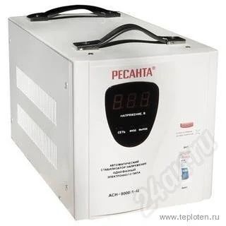 Лот: 433128. Фото: 1. ресанта асн-5000/1-ц стабилизатор... Зарядные устройства, блоки питания для бытовой техники