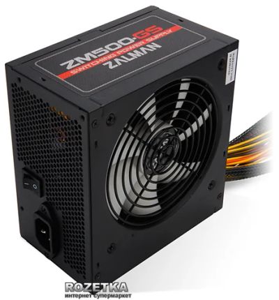 Лот: 5329482. Фото: 1. Zalman 500W [zm500-gs] Последний... Корпуса, блоки питания