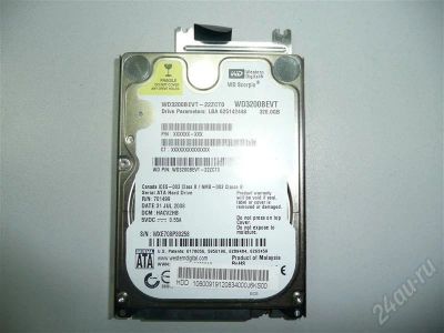 Лот: 646873. Фото: 1. HDD для ноутбука Western Digital... Другое (комплектующие)