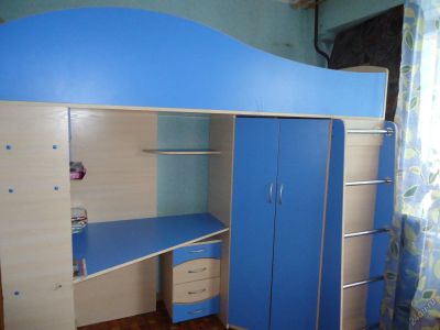 Лот: 5967572. Фото: 1. продам кровать чердак. Детские кровати и кроватки