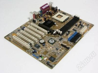 Лот: 197011. Фото: 1. Мать Asus A7V600-X и AthlonXP... Материнские платы