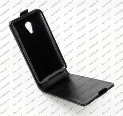 Лот: 8033700. Фото: 1. Чехол Meizu MX4 флип кейс - Чёрный. Чехлы, бамперы