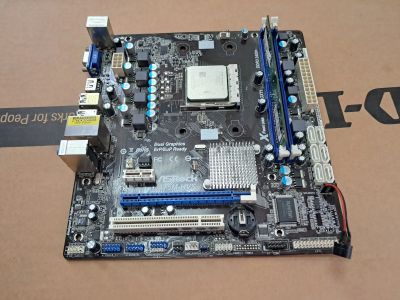 Лот: 20064812. Фото: 1. Комплект ASrock A75M-HVS с процессором... Комплекты запчастей