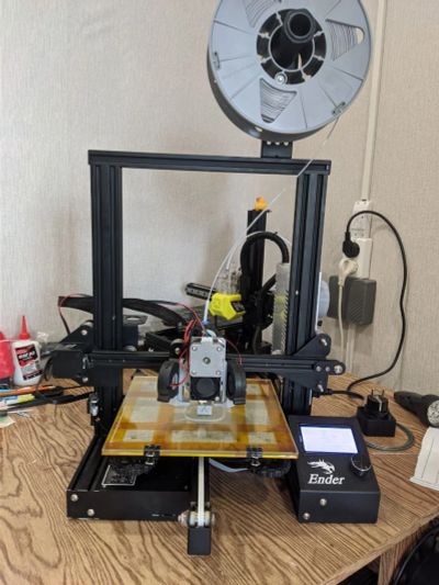 Лот: 19216867. Фото: 1. 3D-принтер Creality Ender 3 с... 3D принтеры, 3D ручки и комплектующие