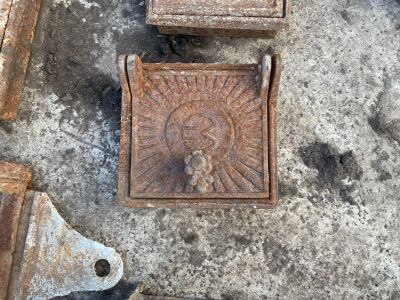 Лот: 17461463. Фото: 1. Печная дверца старинная. Отопительные котлы, печи