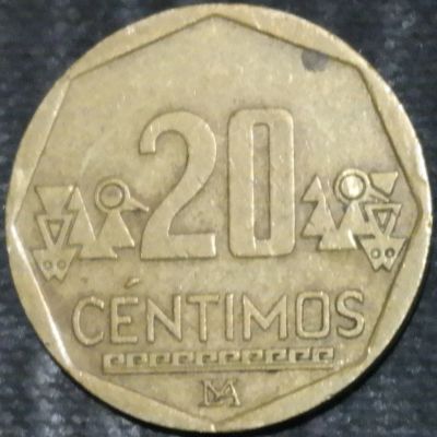 Лот: 15217115. Фото: 1. Экзотика с рубля (21329) Перу. Остальные страны