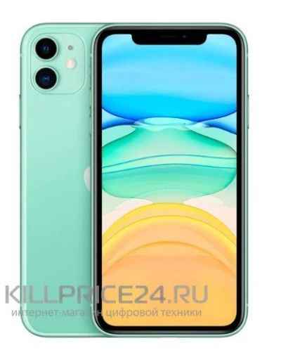 Лот: 16419144. Фото: 1. Apple iPhone 11 64GB Green (MHDG3... Смартфоны
