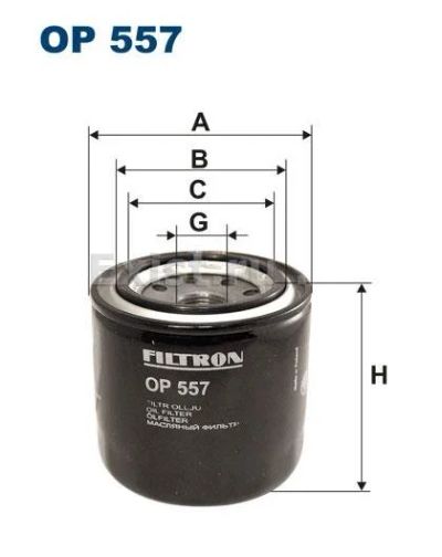 Лот: 12846140. Фото: 1. фильтр масляный filtron op557... Расходные материалы