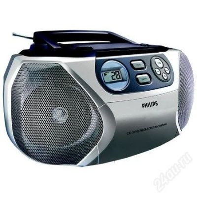 Лот: 2283805. Фото: 1. Магнитола Philips AZ 1017 CD... Музыкальные центры, магнитолы