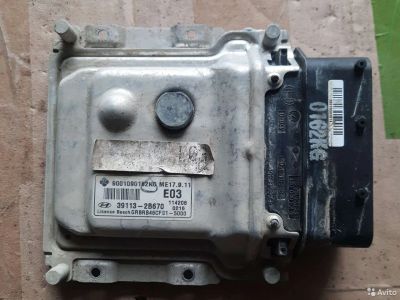 Лот: 12156137. Фото: 1. блок управления EFI Hyundai Solaris... Электрооборудование
