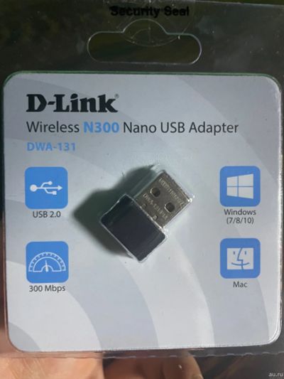 Лот: 18570625. Фото: 1. WiFi адаптер D-Link DWA-131 n300... WiFi, Bluetooth адаптеры