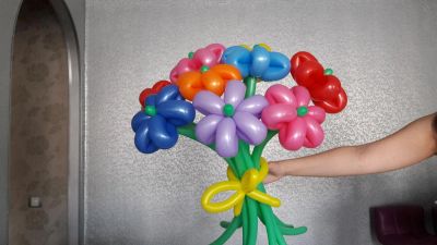 Лот: 8757819. Фото: 1. Цветы из воздушных шаров, букеты... Воздушные шары