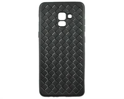 Лот: 12577498. Фото: 1. Чехол Samsung A730F A8+ плетеный... Защитные стёкла, защитные плёнки