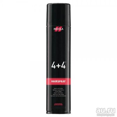 Лот: 11376656. Фото: 1. Indola 4+4 Hairspray Strong Лак... Уход за волосами 