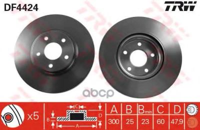 Лот: 21874773. Фото: 1. Диск Торм.пер.ford C-Max 1.8Tdci... Другое (автозапчасти)