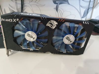 Лот: 14850770. Фото: 1. 8Gb His RX 580 IceQ X2 OC. Видеокарты