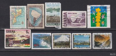 Лот: 18498763. Фото: 1. Марки -10 штук. Марки