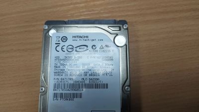 Лот: 20528503. Фото: 1. HDD 500gb 2.5" для ноутбука, Hitachi... Жёсткие диски (HDD)