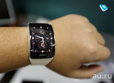Лот: 7547659. Фото: 1. Смарт-часы Samsung Gear S черный... Смарт-часы, фитнес-браслеты, аксессуары