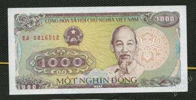 Лот: 18716933. Фото: 1. Вьетнам 1000 донг 1988г. (люкс... Азия