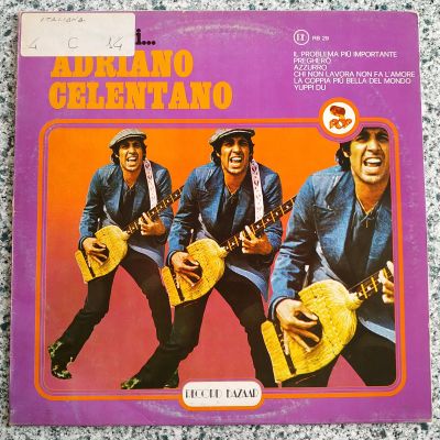 Лот: 21453683. Фото: 1. LP ● Adriano Celentano ● ritratto... Аудиозаписи