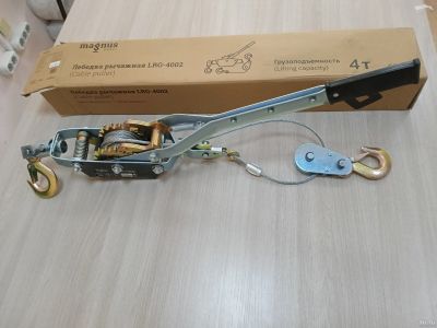 Лот: 16661233. Фото: 1. Лебедка ручная рычажная (Г/П 4... Лебедки, тали