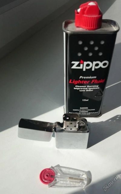 Лот: 5880484. Фото: 1. Комплект Zippo оригинал б/у с... Зажигалки, спички, пепельницы