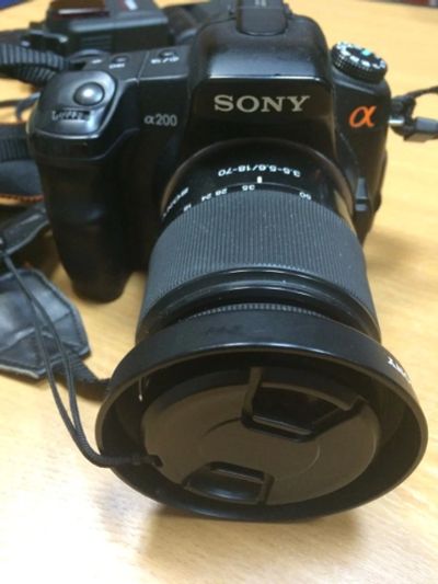 Лот: 7865757. Фото: 1. Фотоаппарат Sony Alpha DSLR-A200... Цифровые зеркальные