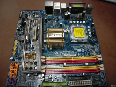 Лот: 13694264. Фото: 1. Материнская плата 775 Gigabyte... Материнские платы