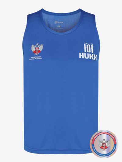 Лот: 25680549. Фото: 1. Майка для бокса Hukk, Синий. Топы, майки