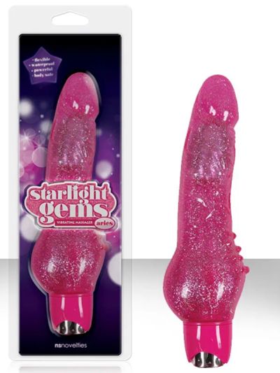 Лот: 22068900. Фото: 1. Вибромассажер Starlight Gems Aries... Игрушки
