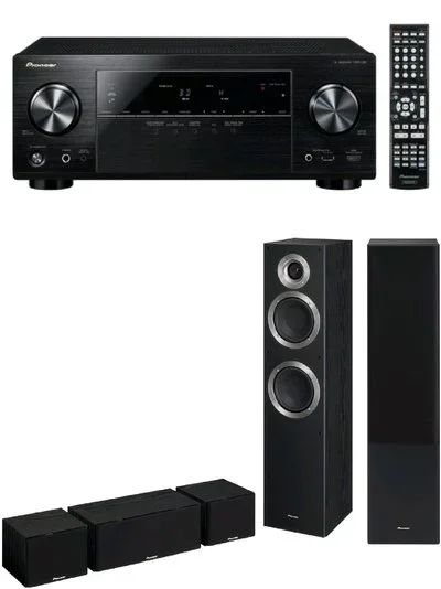 Лот: 12682435. Фото: 1. Pioneer Vsx-528-k + комплект акустики... Ресиверы