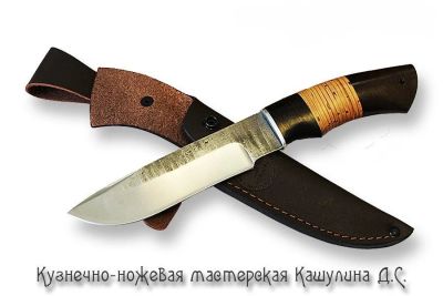 Лот: 20863723. Фото: 1. Нож КАШУЛИН ДС Зубр (65Х13). Ножи, топоры