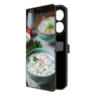 Лот: 25543150. Фото: 1. Чехол Krutoff Eco Book "Окрошка... Чехлы, бамперы