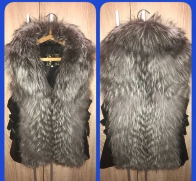 Лот: 15134165. Фото: 1. Жилетка из чернобурки. Верхняя одежда