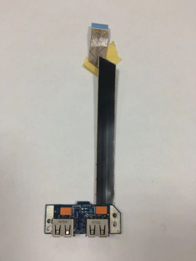 Лот: 11882947. Фото: 1. Плата с разъемами USB LS-3484P... Платы расширения, контроллеры, доп. порты