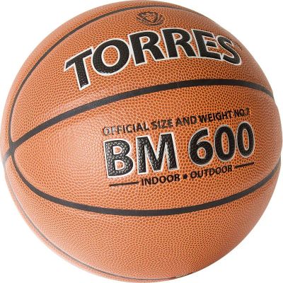 Лот: 22368529. Фото: 1. Мяч баскетбольный Torres BM600... Мячи, ракетки, шайбы, клюшки