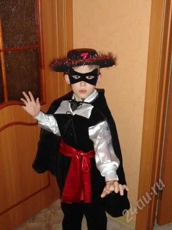 Лот: 1407076. Фото: 1. Зорро. Детские карнавальные, праздничные костюмы